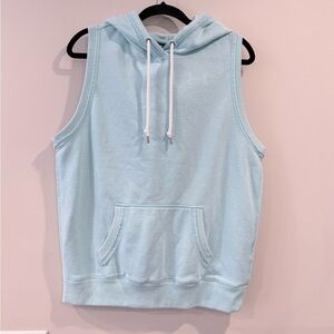 🔥Under Armou Light Blue Sleeveless Hoodie🔥